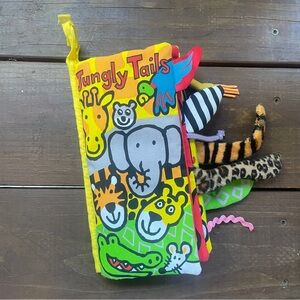 JellyCat - Jungly Tails Soft Crinkle Book